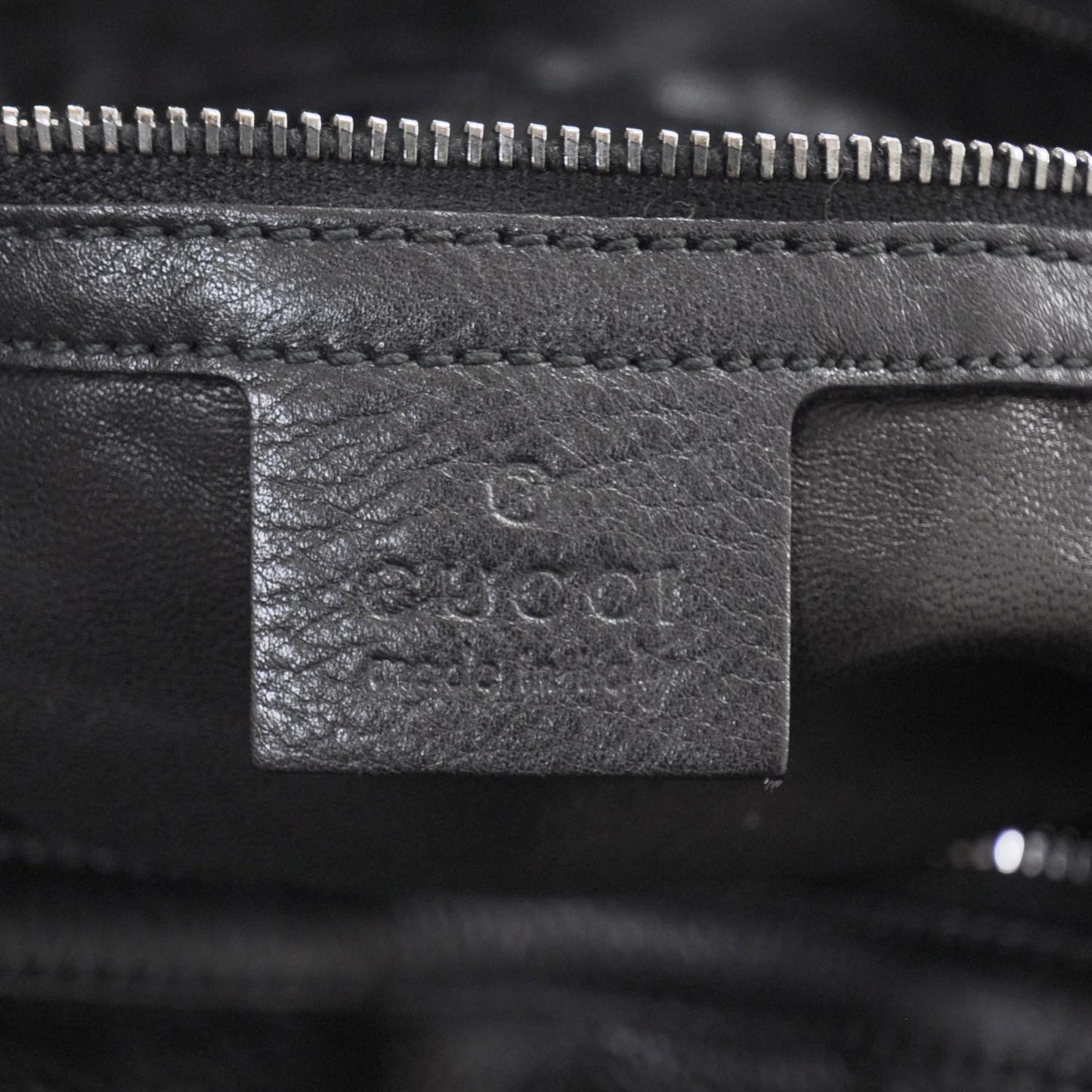 Leather Icon Bit Large Boston Black