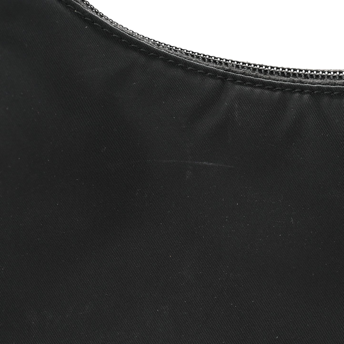 Tessuto Nylon Saffiano Lunar New Year Mini Re-Edition 2000 Bag Black Fuoco