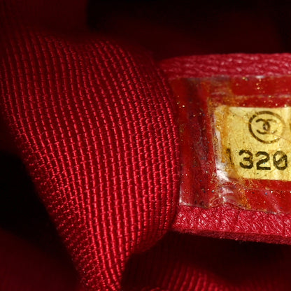 Chanel Nylon Bubble Quilt Shoulder Bag Red White 7 of 10