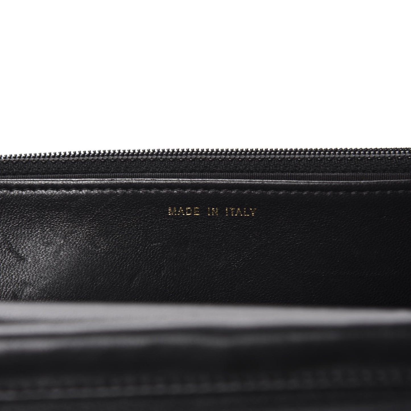 Lambskin Quilted Boy Wallet On Chain WOC Black