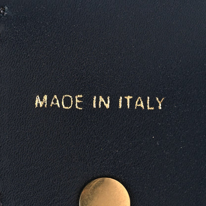 Christian Dior Oblique Studded Shoulder Strap Blue 4 of 4