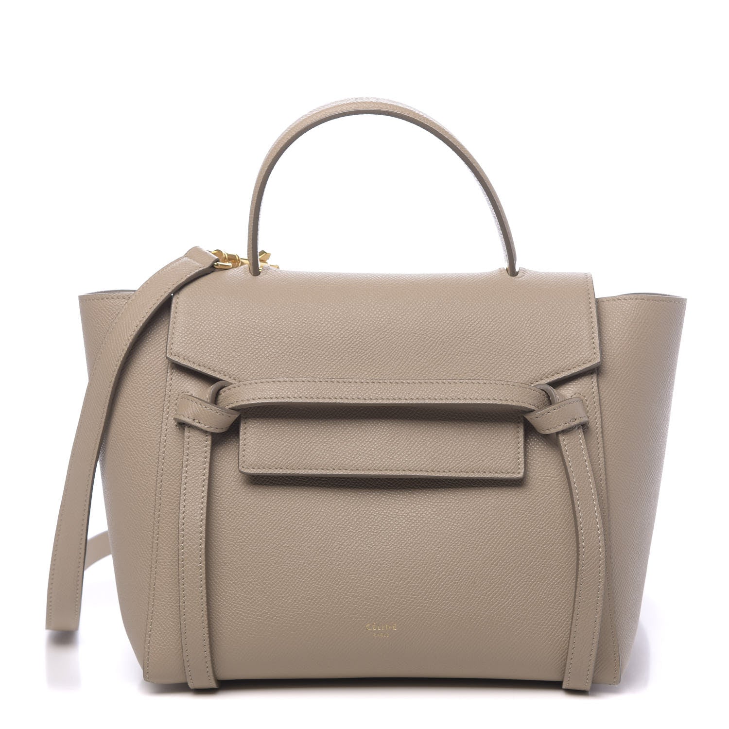 Celine Baby Grained Calfskin Micro Belt Bag Light Taupe 1 of 13