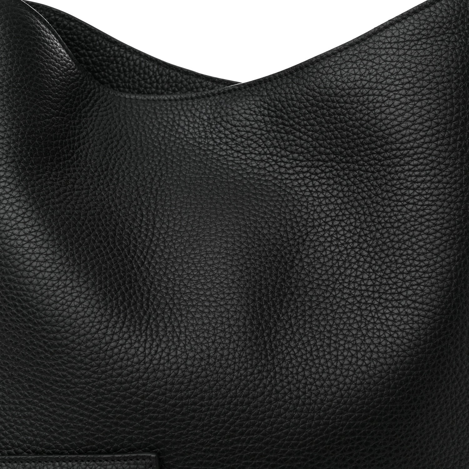 Tom Ford Pebbled Calfskin Large Alix Padlock Zip Hobo Bag Black 8 of 11