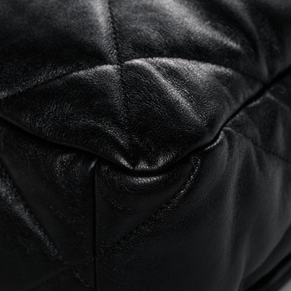 Chanel Goatskin Quilted Large Chanel 19 Flap Black 13 of 15