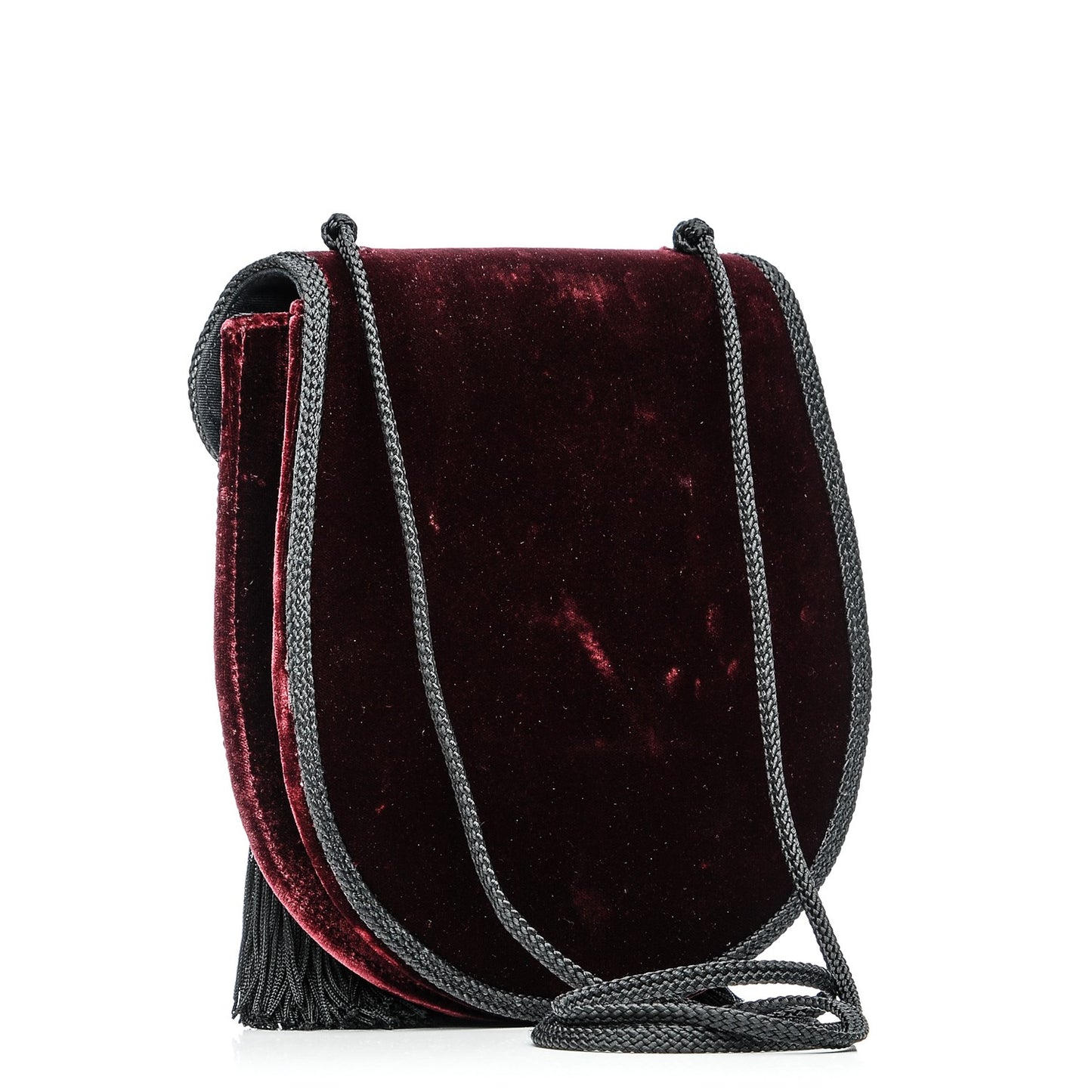 Velvet Opium 2 Crossbody Bag Bordeaux Black