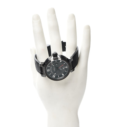 Louis Vuitton PVD Stainless Steel Rubber 42mm Evolution GMT Automatic Watch Black 2 of 5