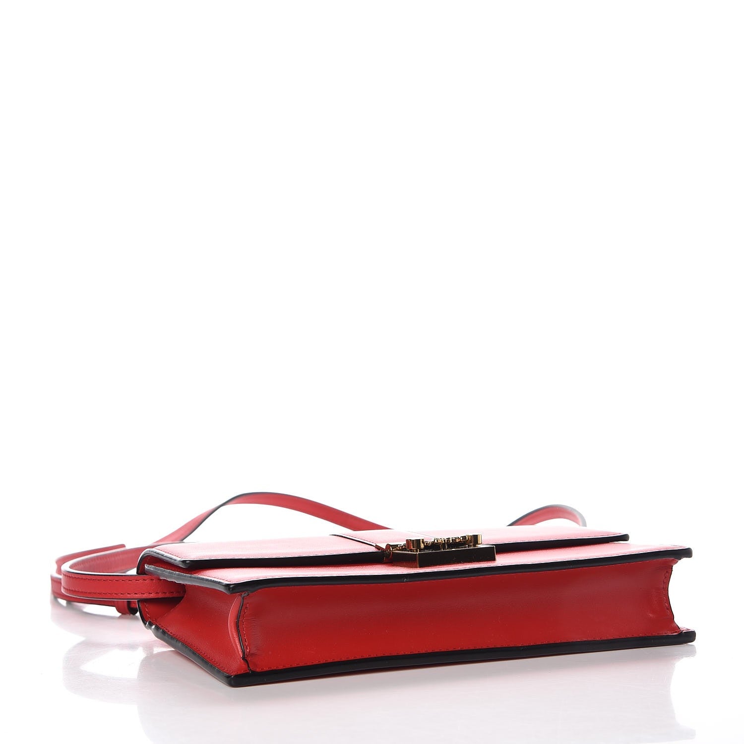MCM Calfskin Large Karoline Crossbody Wallet Red 4 of 8