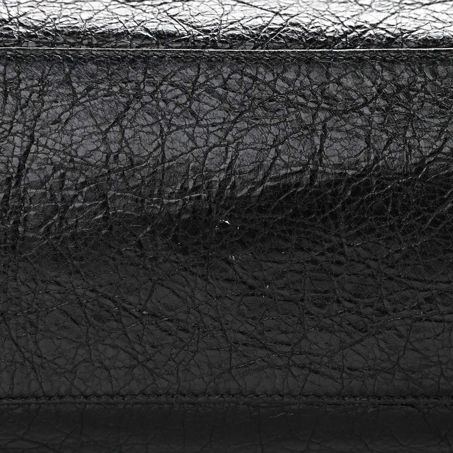Agneau Classic Silver Hardware City Black
