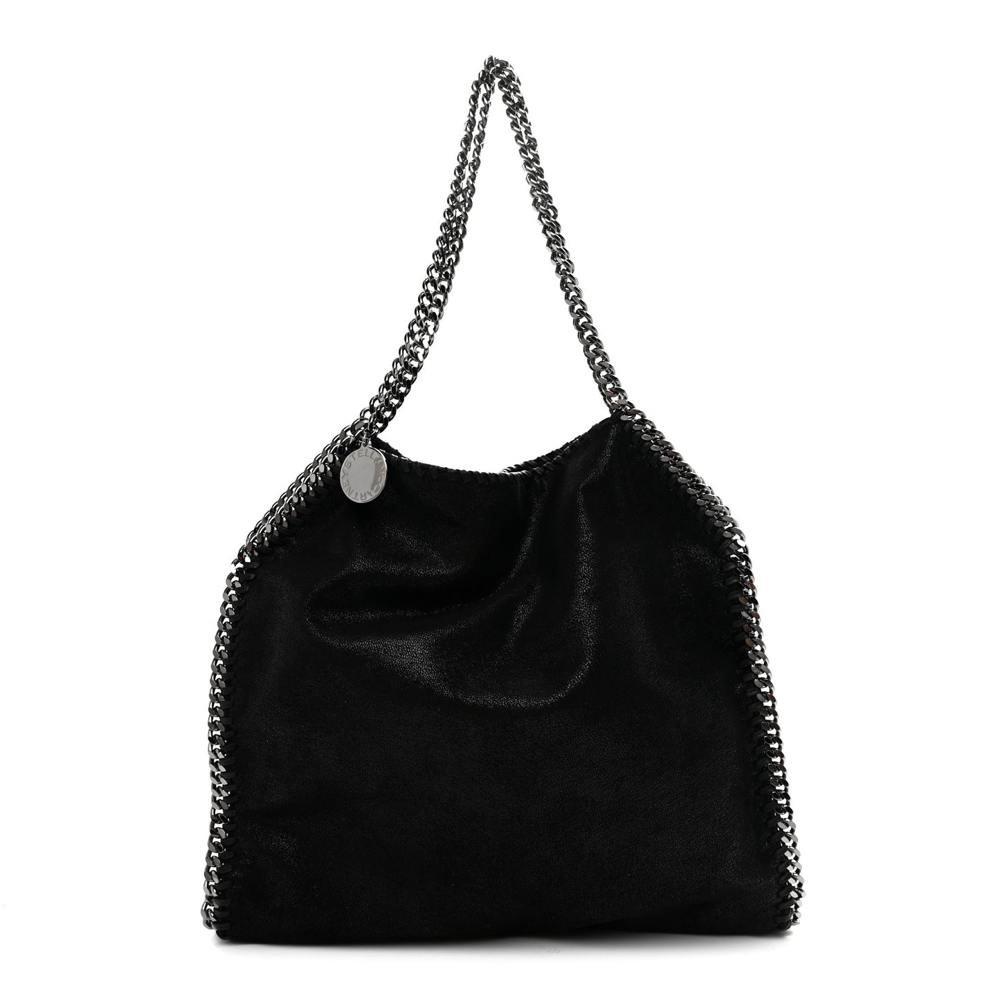 Shaggy Deer Falabella Fold Over Tote Black