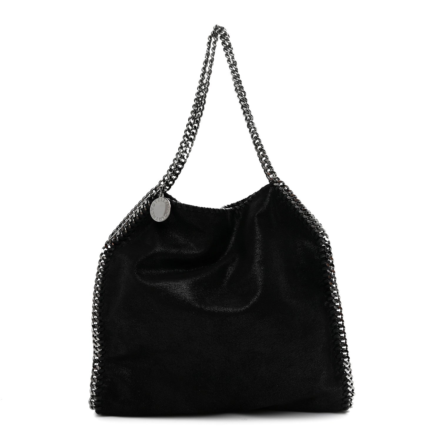 Stella McCartney Shaggy Deer Falabella Fold Over Tote Black 1 of 9