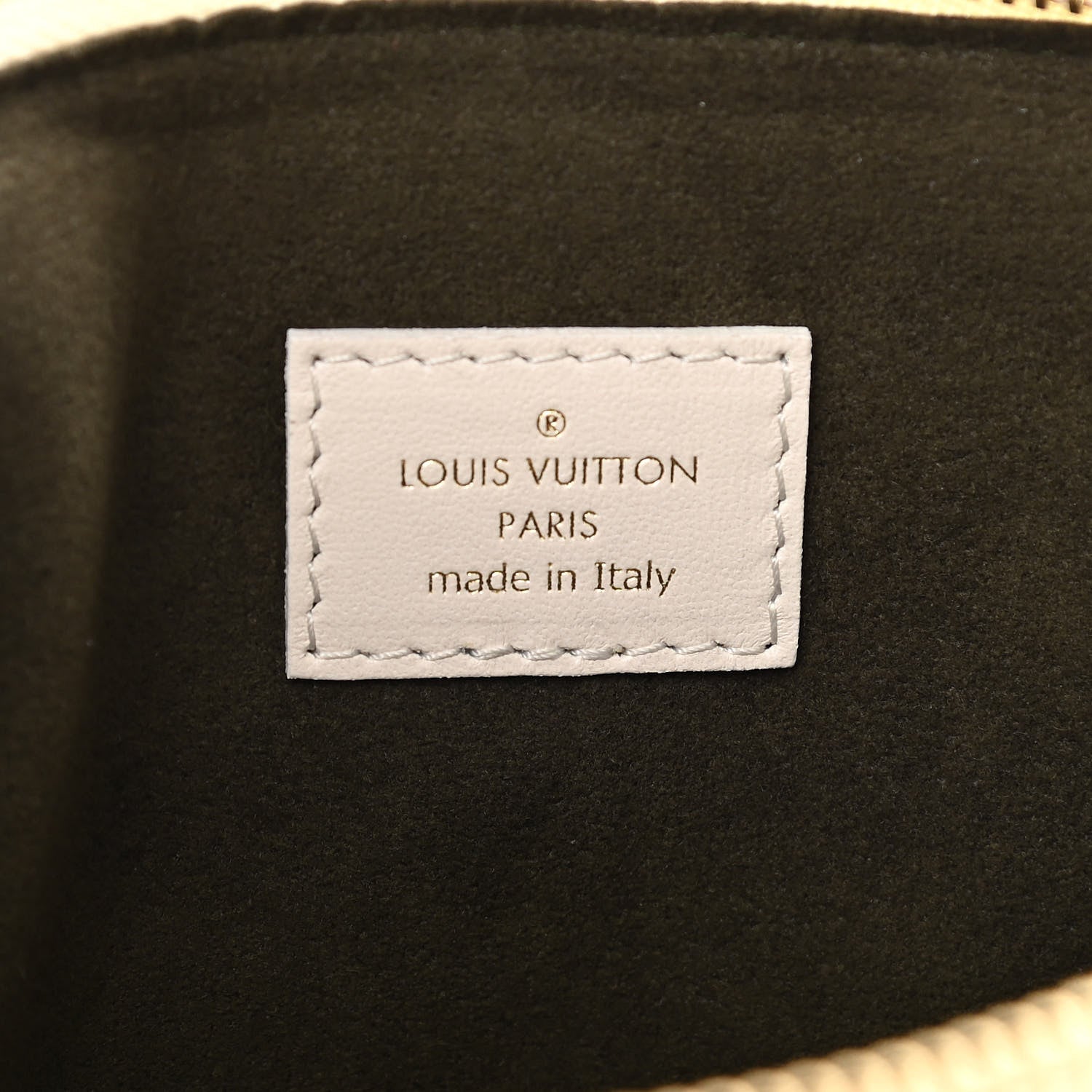 Louis Vuitton Lambskin Embossed Monogram Coussin PM Cream 7 of 12