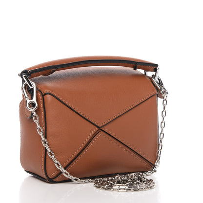 Loewe Calfskin Nano Puzzle Bag Tan 3 of 8