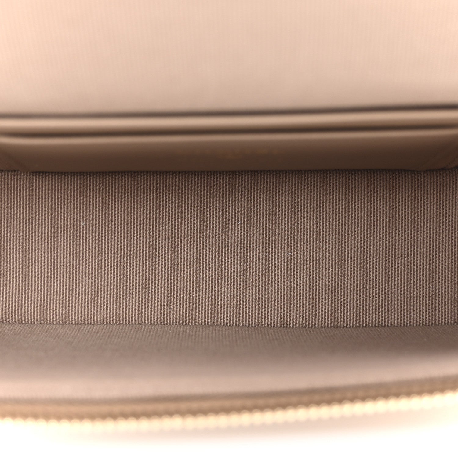 Chanel Caviar Quilted Top Handle Slim Vanity With Chain Dark Beige 5 of 11