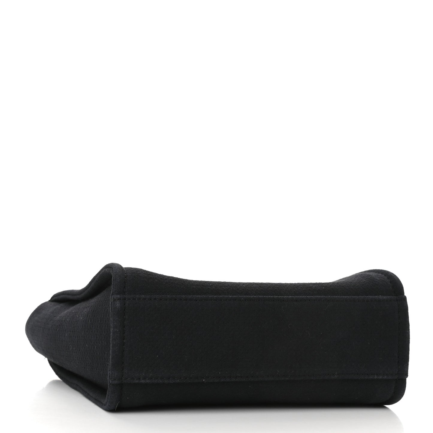 Mixed Fibers Mini Deauville Tote Black