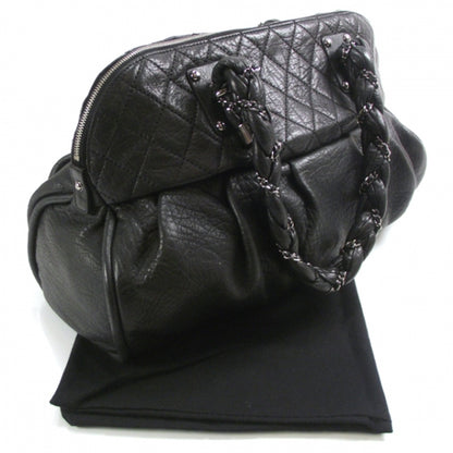 Chanel Leather Lady Braid Large Satchel Black 3 of 12