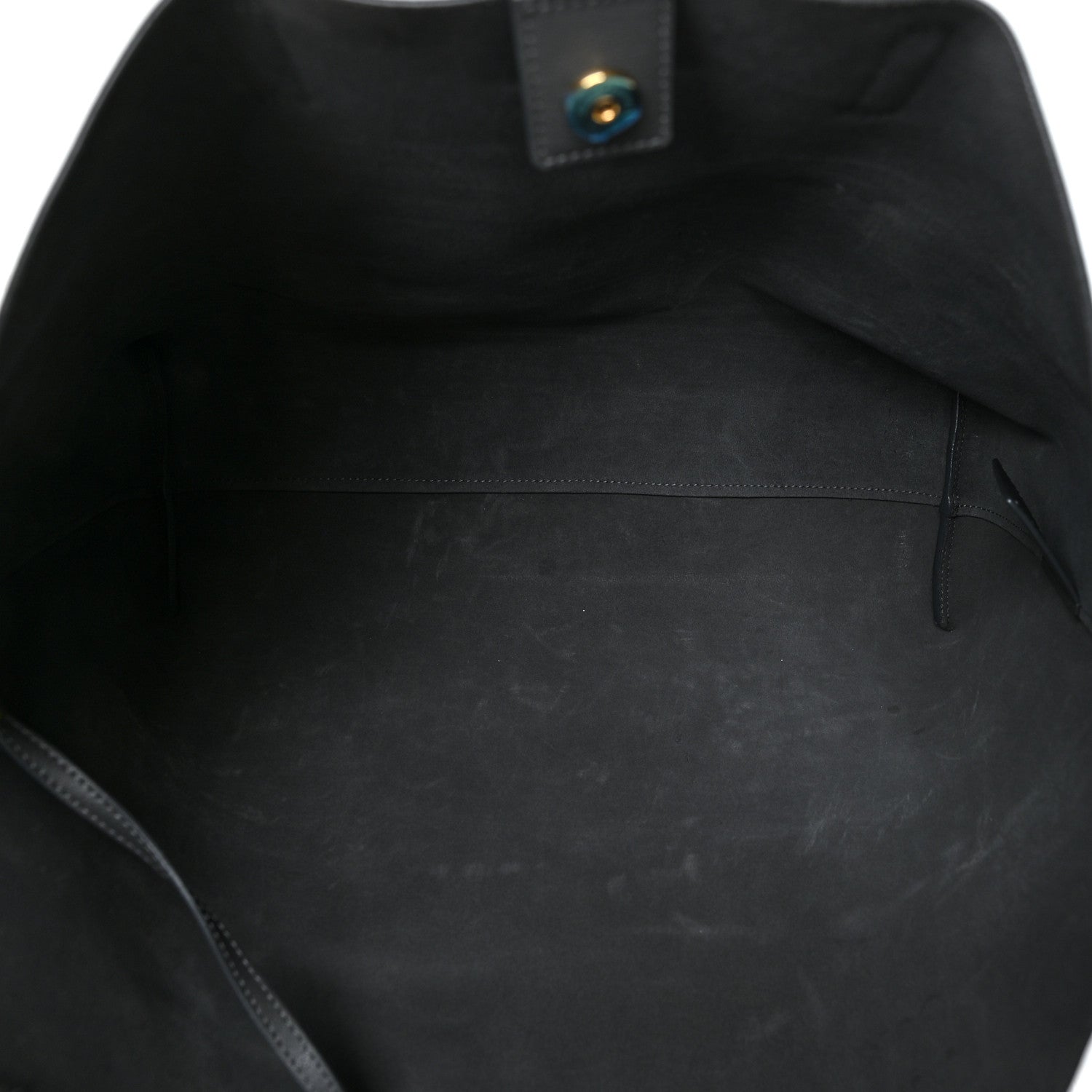 Saint Laurent Calfskin Large Shopping Tote Dark Grey 6 of 12