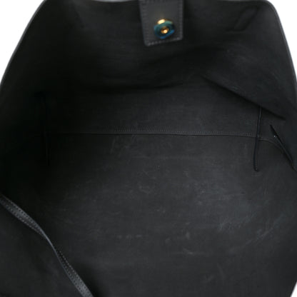Saint Laurent Calfskin Large Shopping Tote Dark Grey 6 of 12