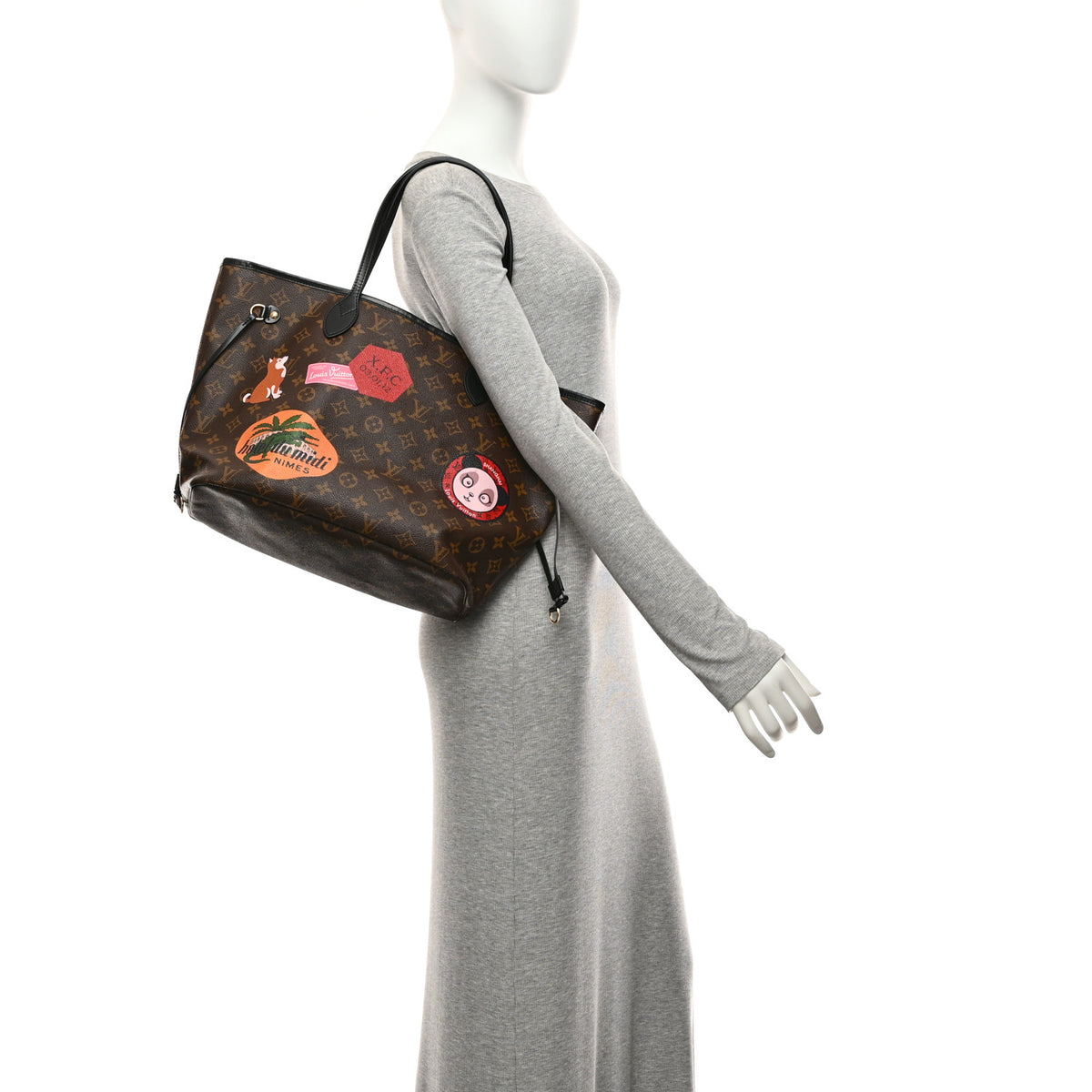 Louis Vuitton Monogram My LV World Tour Neverfull MM 2 of 11