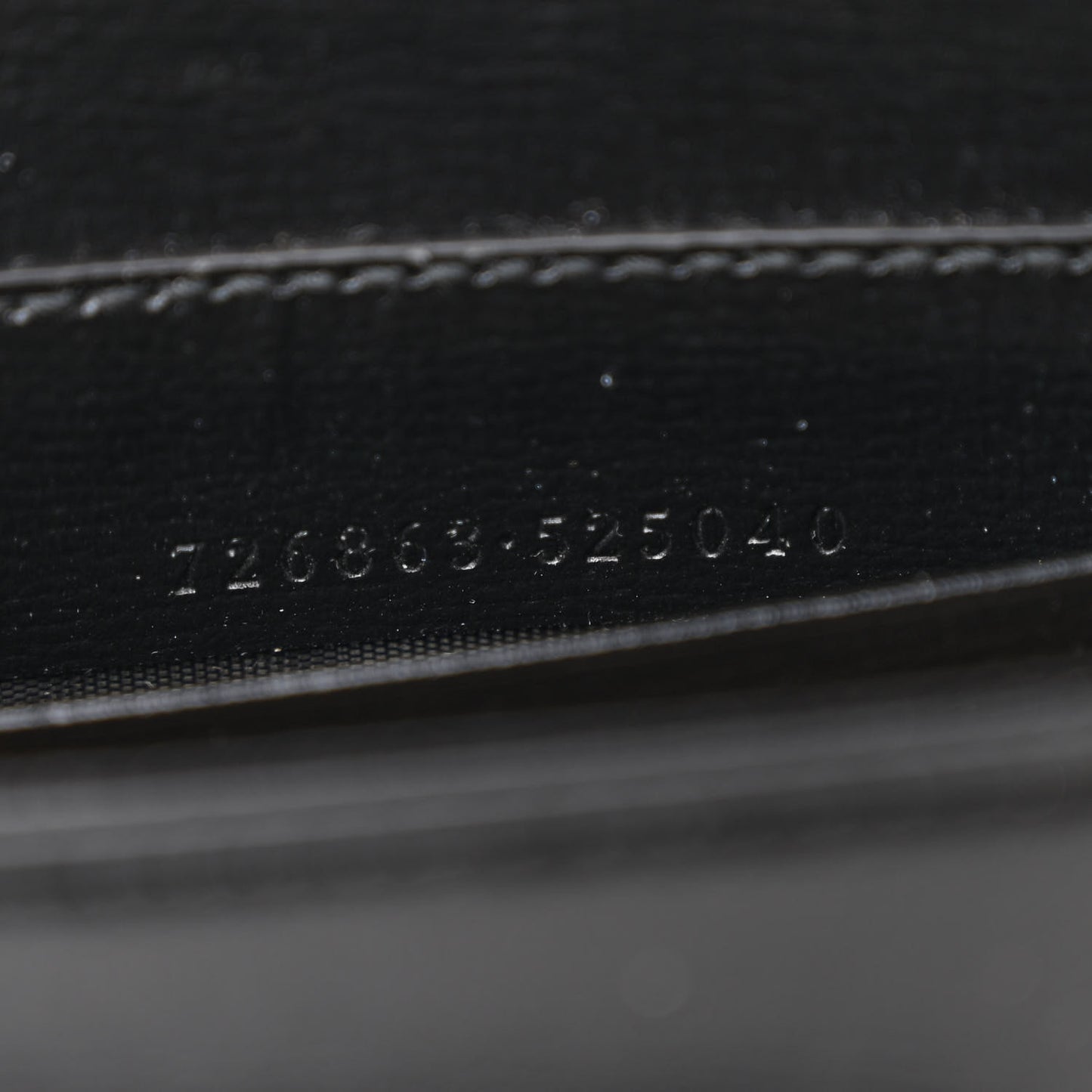 Azalea Calfskin Web Monochrome Horsebit 1955 Wallet On Strap Black