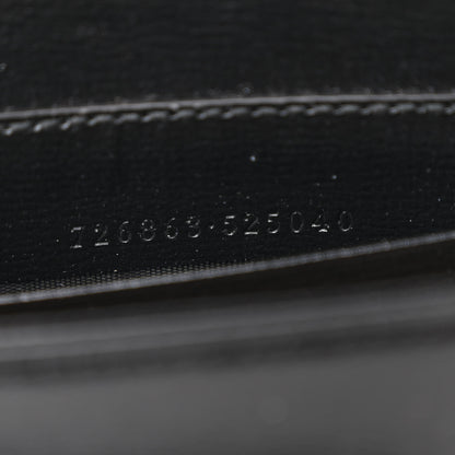 Gucci Azalea Calfskin Web Monochrome Horsebit 1955 Wallet On Strap Black 7 of 11