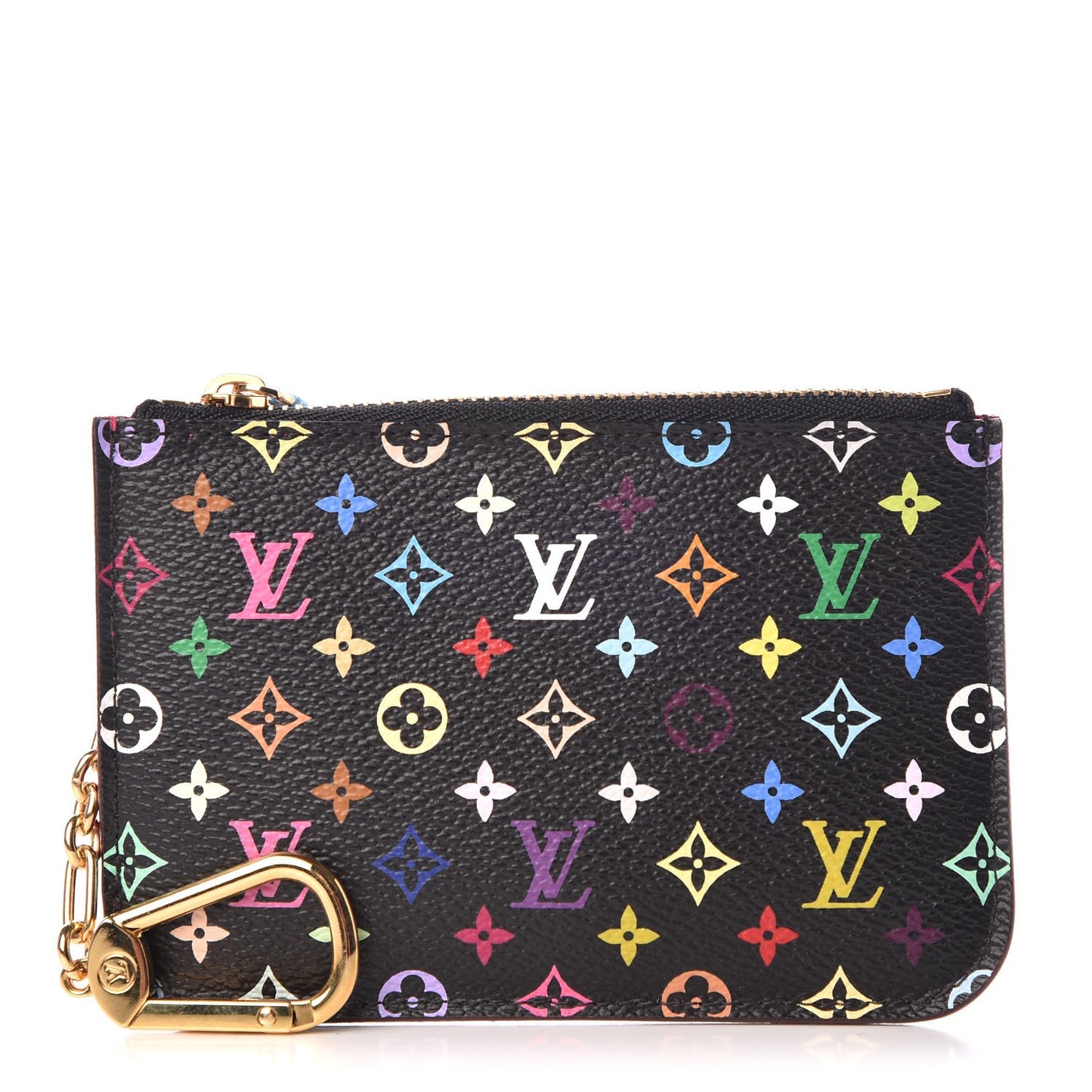 Monogram Multicolor Key Pouch Black Grenade