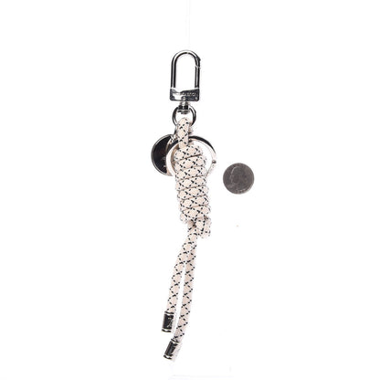 Louis Vuitton Palladium Christopher Nemeth Rope Bag Charm Key Ring 2 of 4