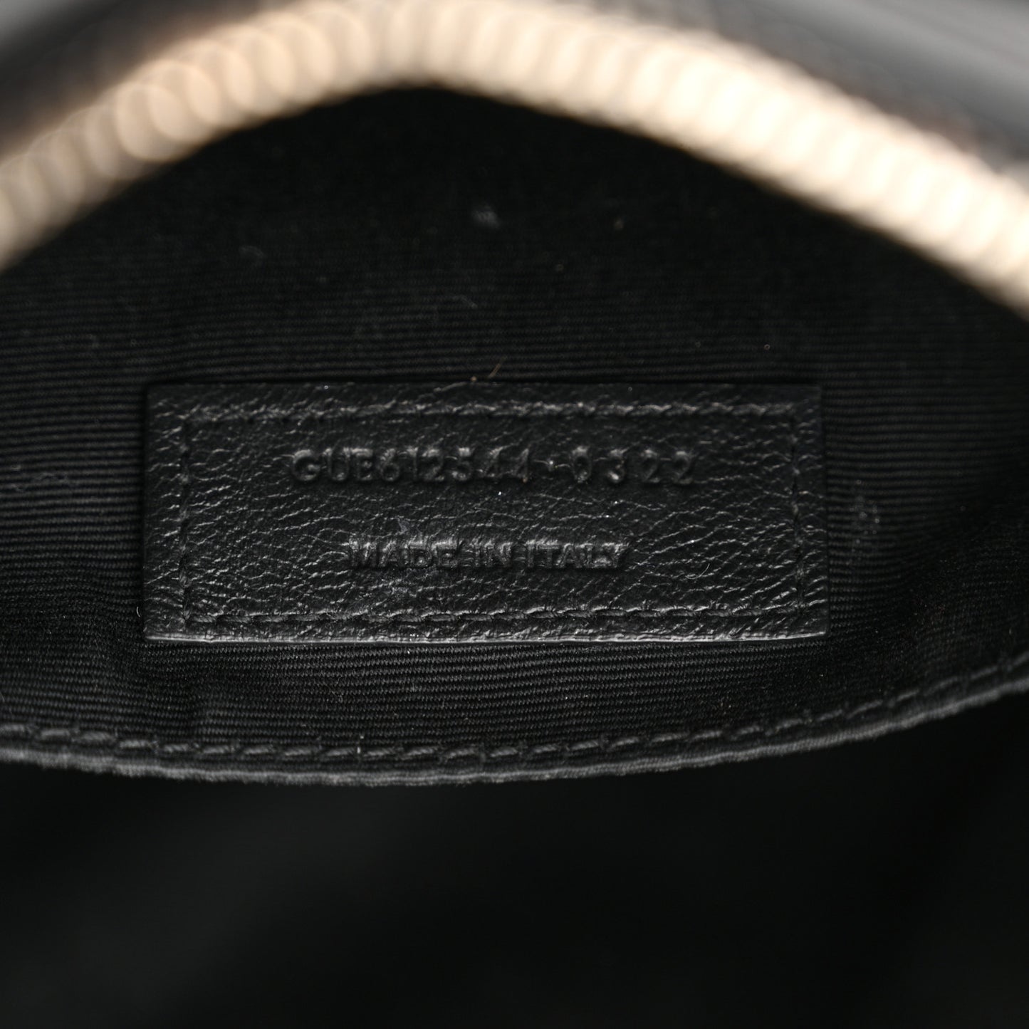 Calfskin Matelasse Monogram Lou Camera Bag Black