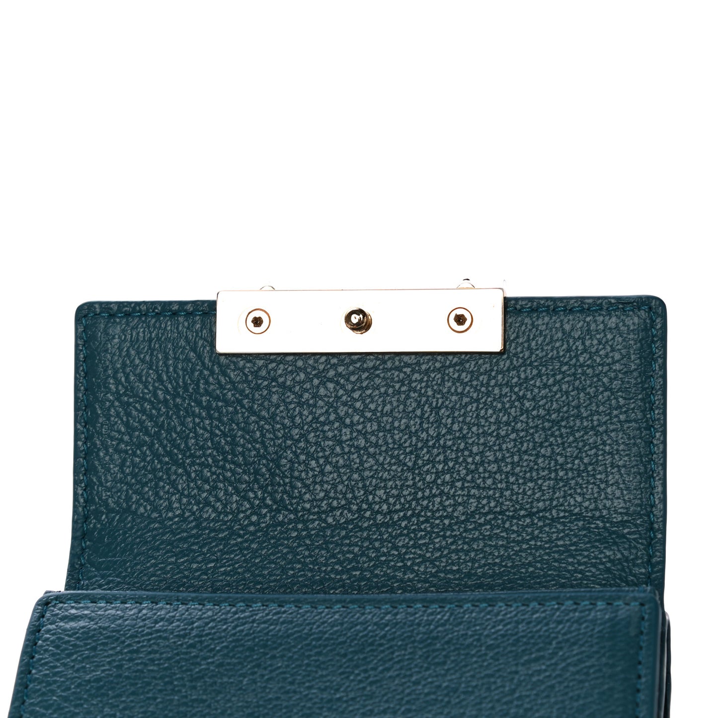 Goatskin Milano Tri-Fold Wallet Blue