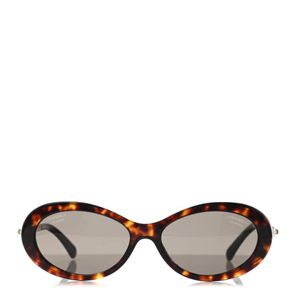 Chanel Acetate Pearl Sunglasses 5428-H Tortoise 3 of 4