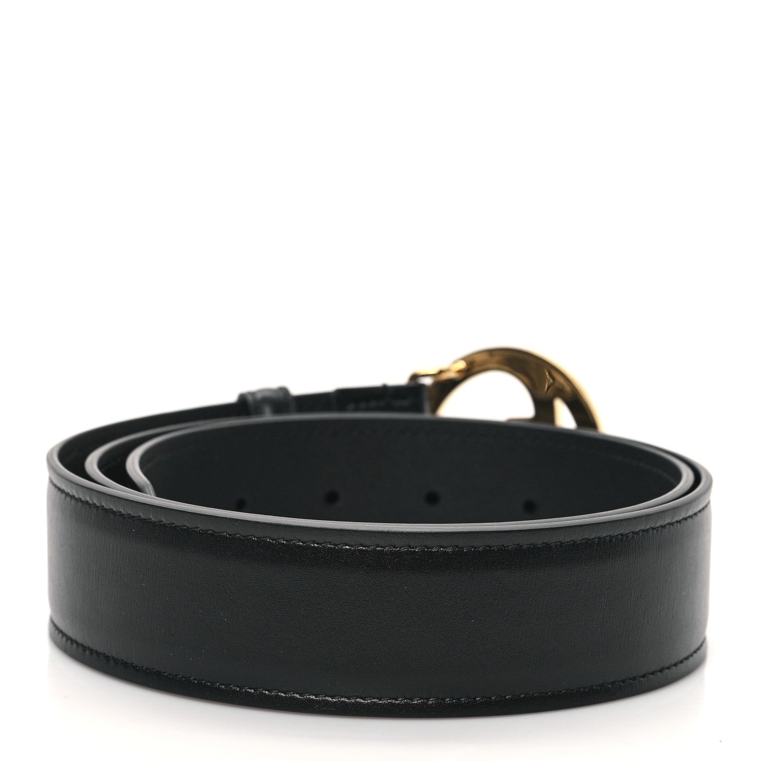 Gucci Ciny Lux Calfskin Blondie 40mm Belt 90 36 Black 2 of 4