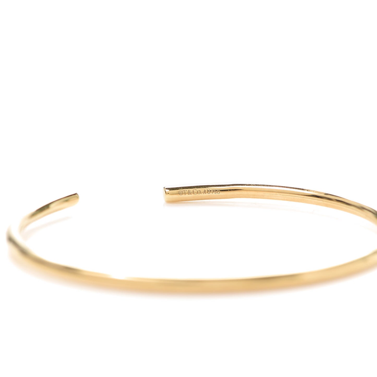 18K Yellow Gold Tsavorite Sparklers Wire Cuff Bracelet