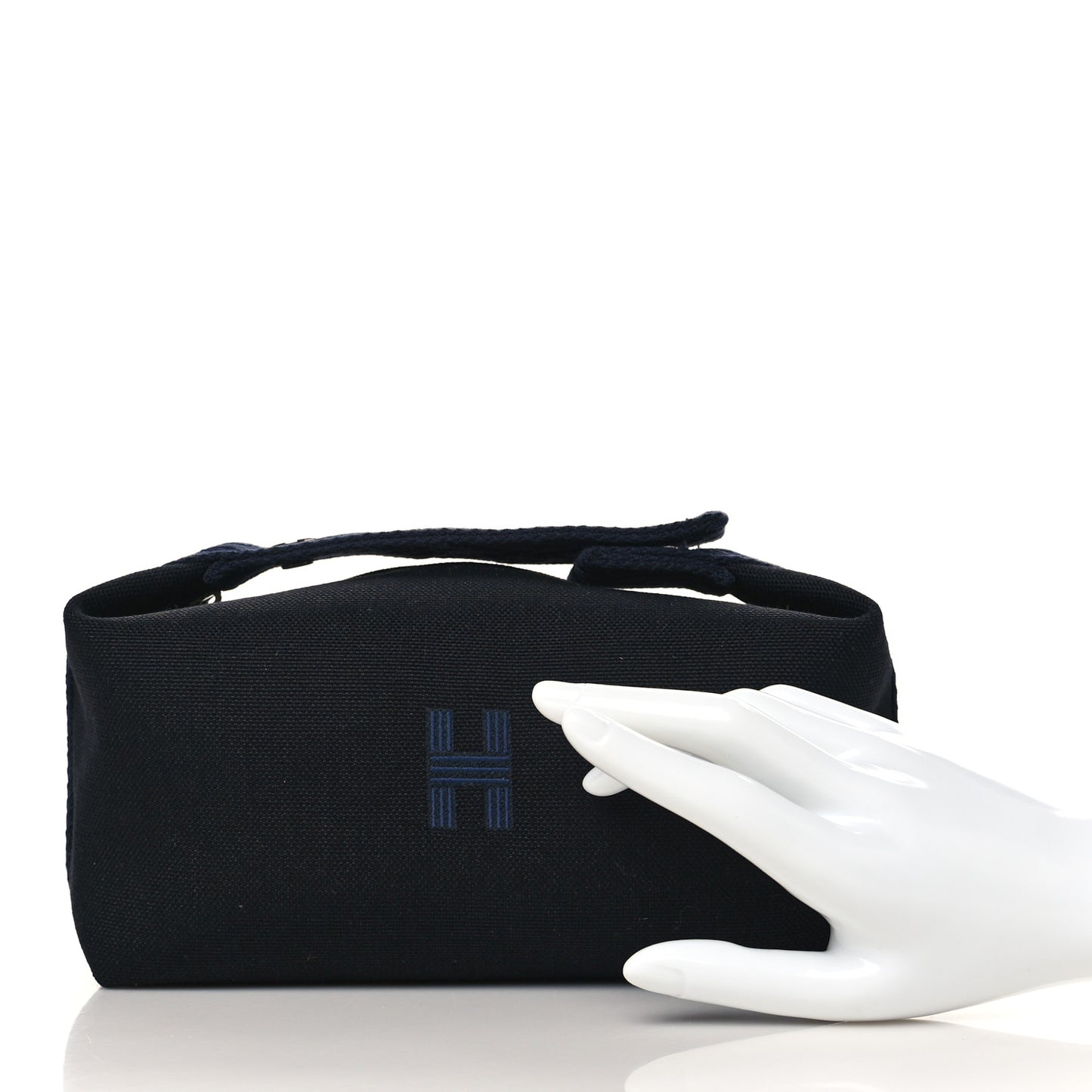 Canvas Small Bride-A-Brac Pouch Black Bleu Nuit