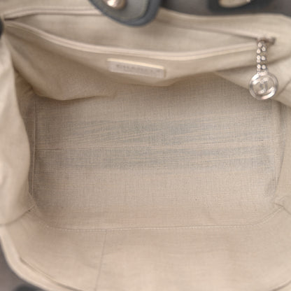 Chanel Mixed Fibers Small Deauville Tote Grey 6 of 11