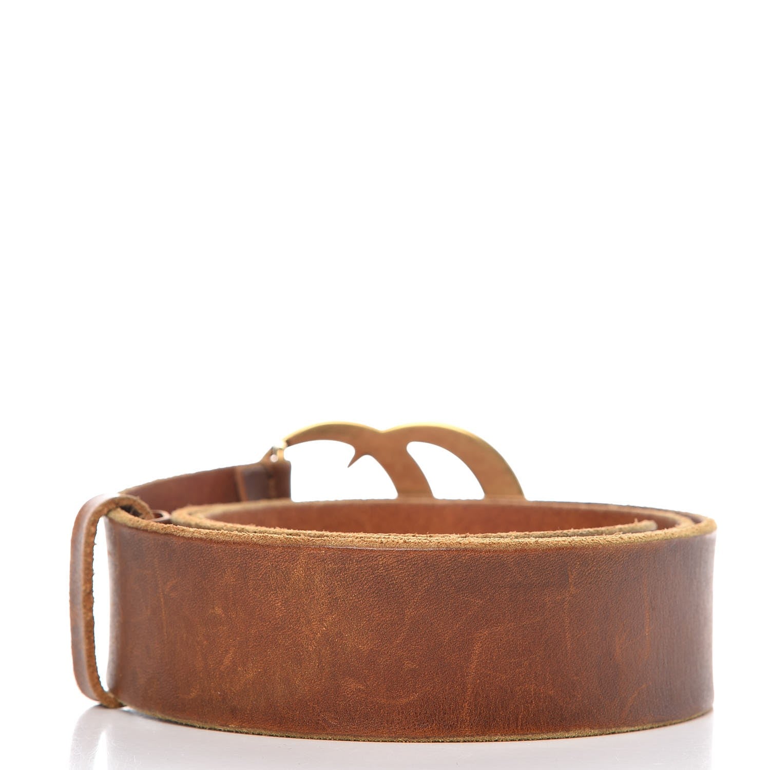 Gucci Faded Calfskin Double G 40mm Belt 85 34 Cuir 3 of 8