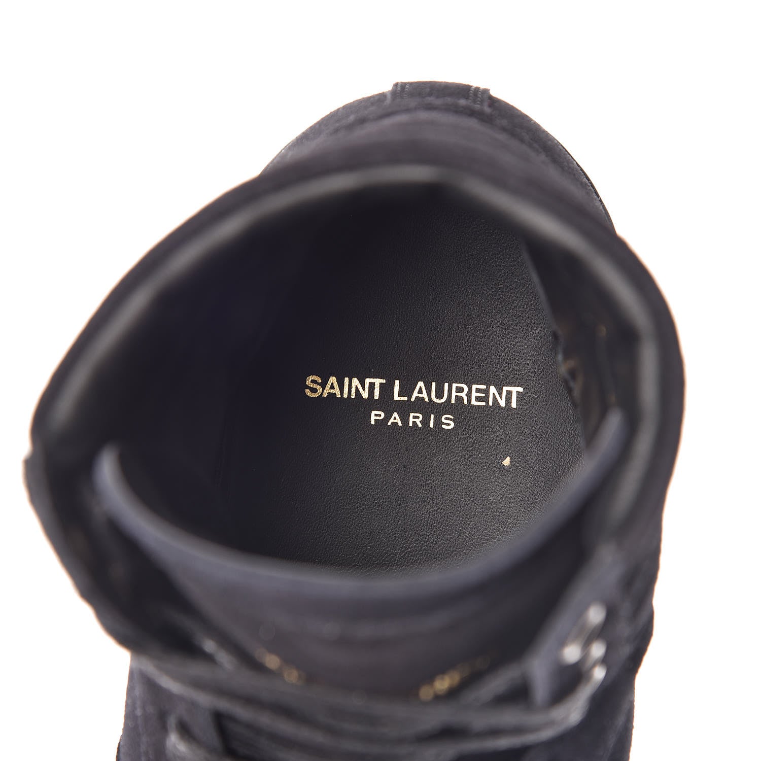 Saint Laurent Suede Mens Court Classic SL/10H High Top Sneakers 39 Midnight Blue 8 of 9