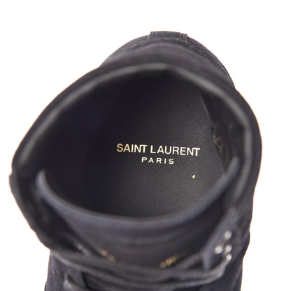 Saint Laurent Suede Mens Court Classic SL/10H High Top Sneakers 39 Midnight Blue 8 of 9