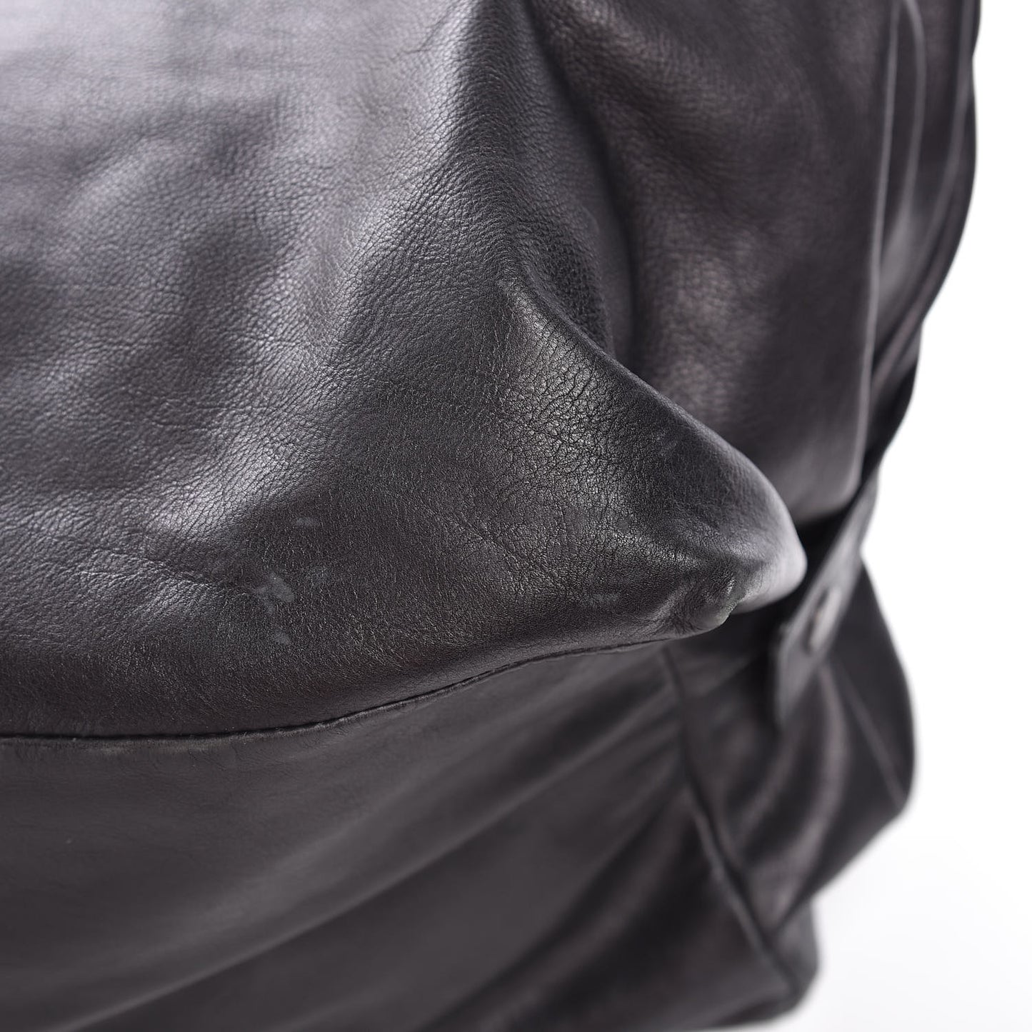 Light Calf Intrecciato Duffle Black