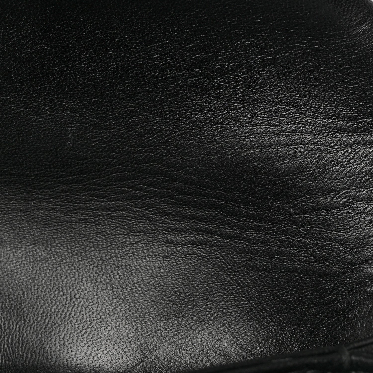 Chanel Lambskin Quilted Fold Up Again Clutch Black 18 of 18