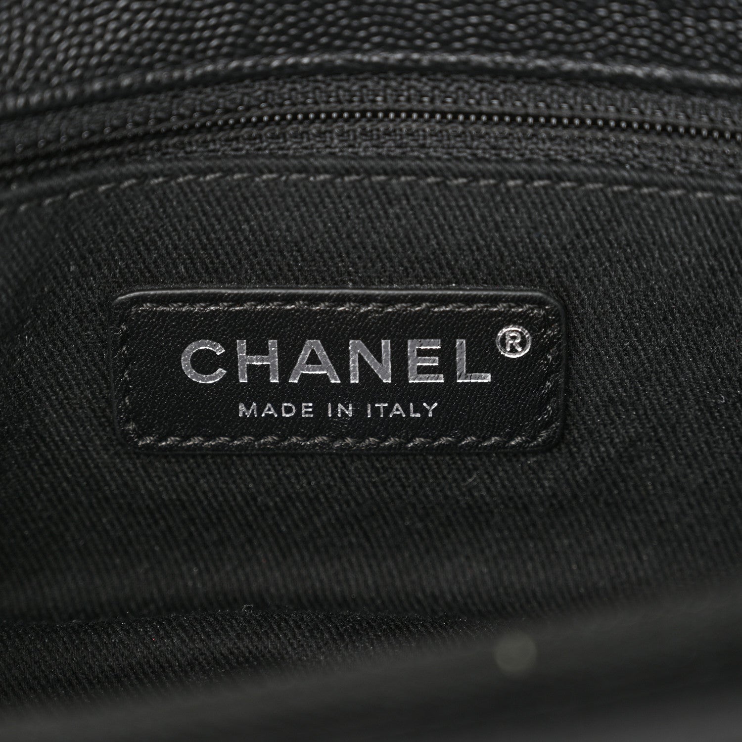 Chanel Caviar Chevron Quilted Small Coco Handle Flap So Black 6 of 9