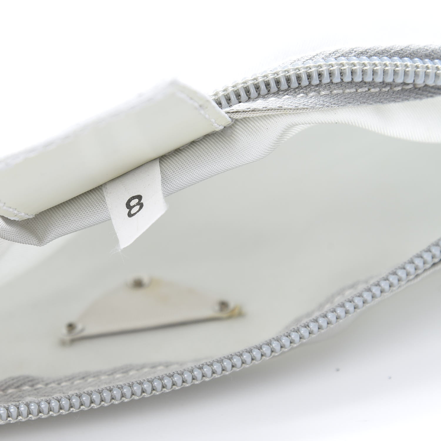 Prada Nylon Vela Cosmetic Pouch Cristallo 7 of 10