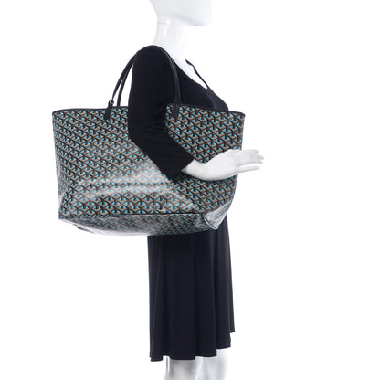 Goyard Goyardine Saint Louis Claire Voie GM Black Blue 2 of 11