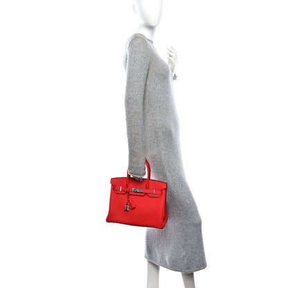 Hermes Togo Birkin 30 Rouge Radieux 2 of 10