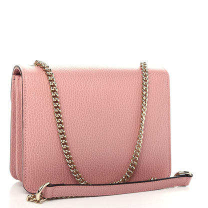 Gucci Dollar Calfskin Small Interlocking G Shoulder Bag Soft Pink 3 of 10