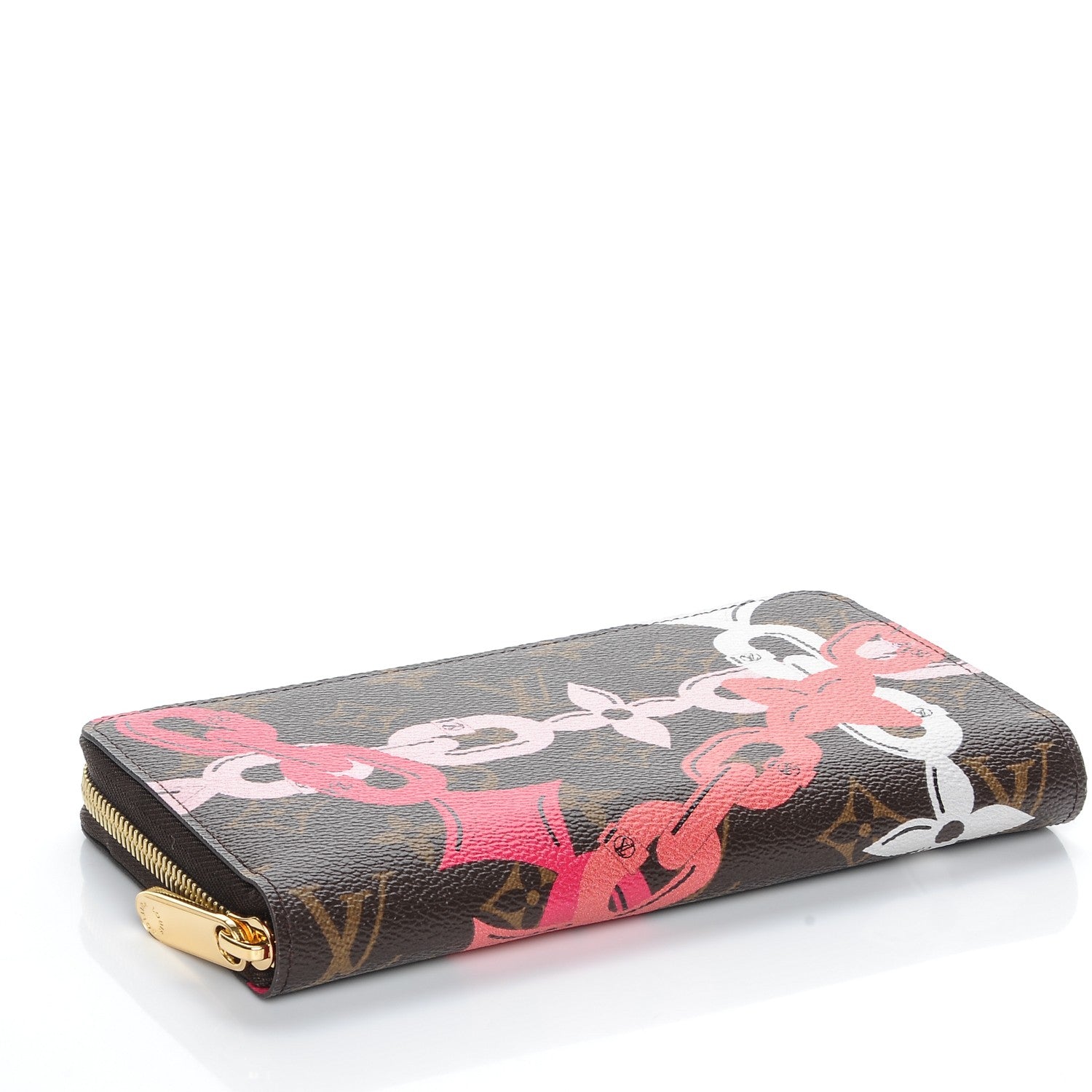 Louis Vuitton Monogram Bay Zippy Wallet Rose Ballerine Poppy 4 of 8