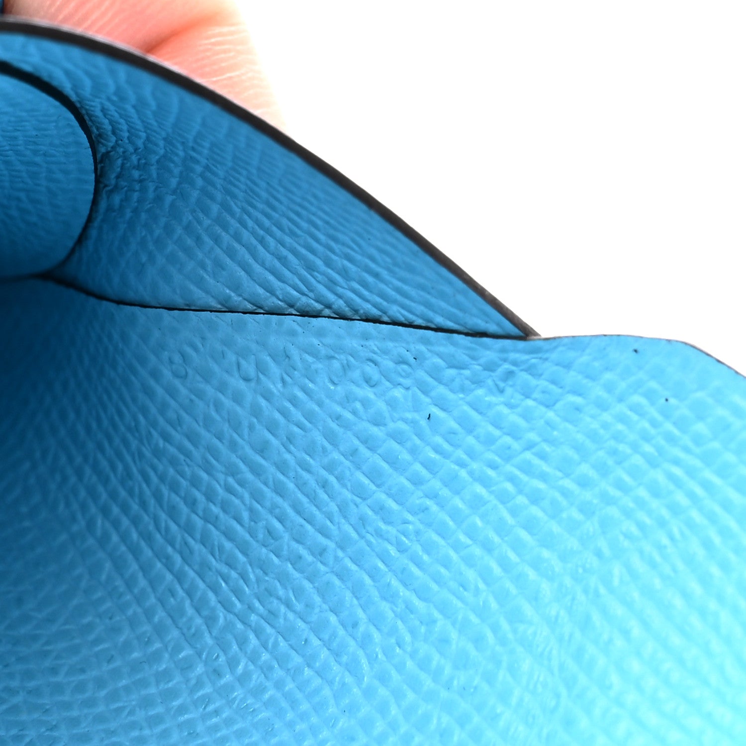 Hermes Epsom Calvi Duo Card Case Celeste 7 of 8