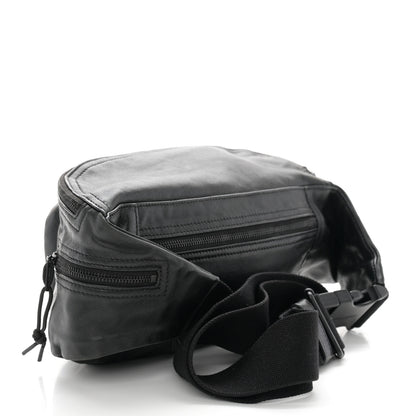 Saint Laurent Lambskin Logo Ripstop Body Belt Bag Black 3 of 11
