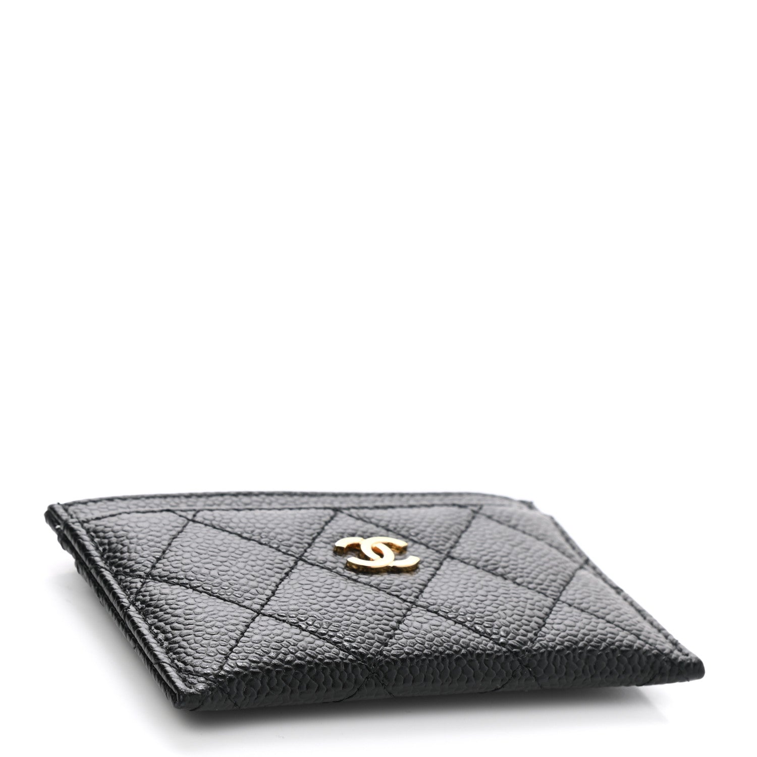 Chanel Caviar Quilted Card Holder Black 5 of 10