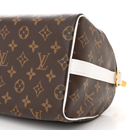 Louis Vuitton Monogram LV Match Speedy Bandouliere 25 White 4 of 17