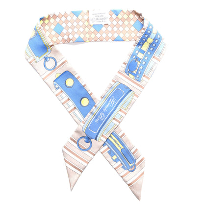 Hermes Silk Colliers De Chiens Remix Twilly 1 of 3