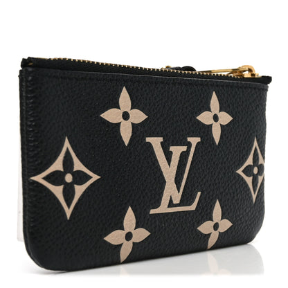 Louis Vuitton Empreinte Monogram Giant Key Pouch Black Beige 3 of 6